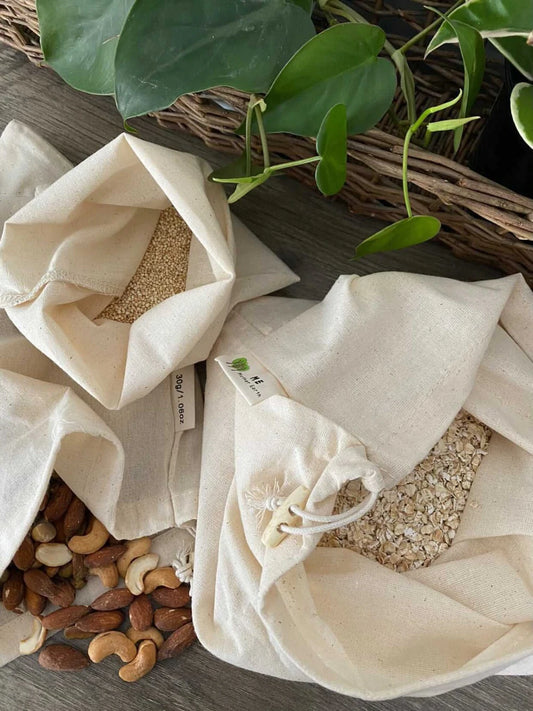 Organic Muslin Produce Bags (set of 3) – Shop Farmhouse on Main Street