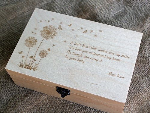 Personalized Memory Box for Couples