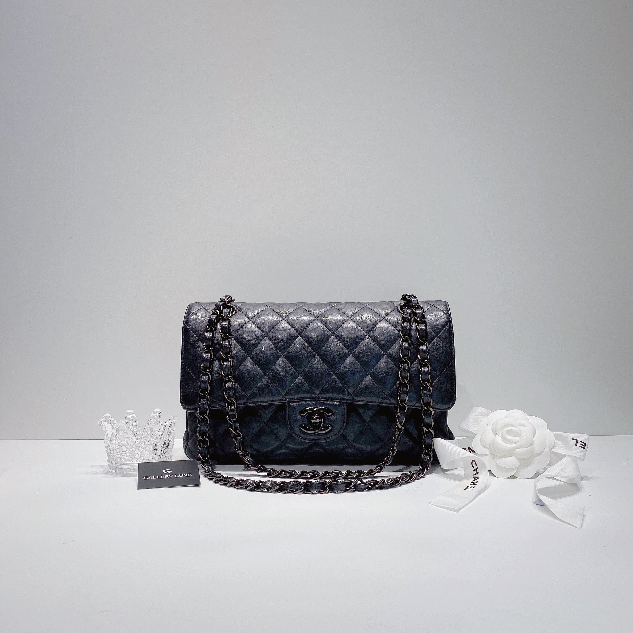  So Black Classic Flap Bag 25cm – Gallery Luxe