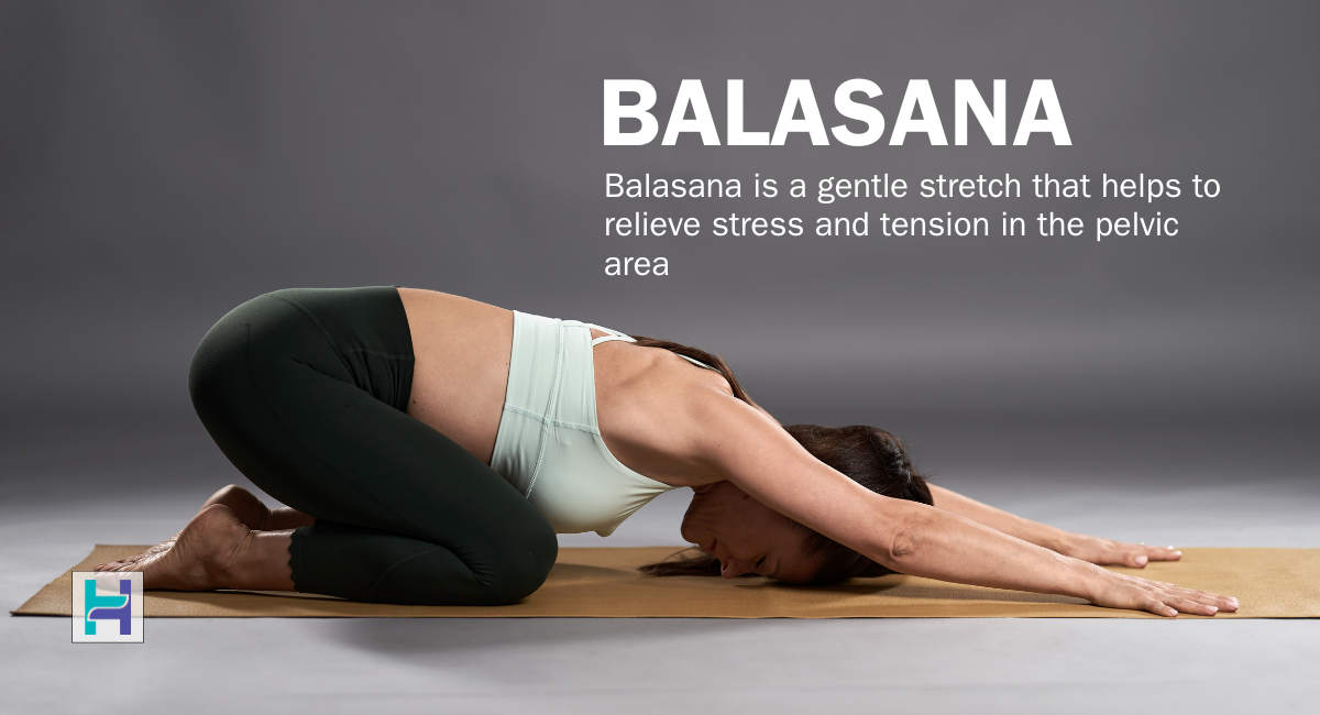 yoga for irregular periods - balasana