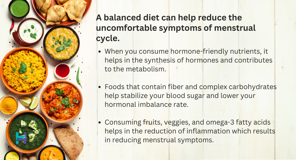 diet chart for regular periods