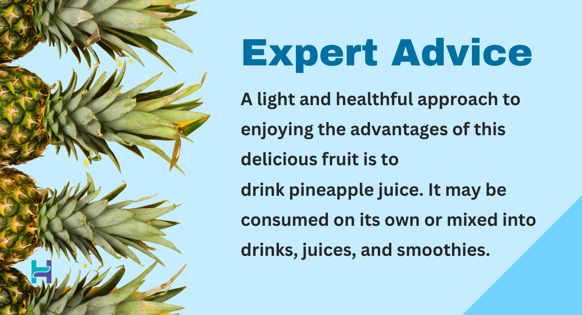 expert advice on drinking pineapple juice during periods