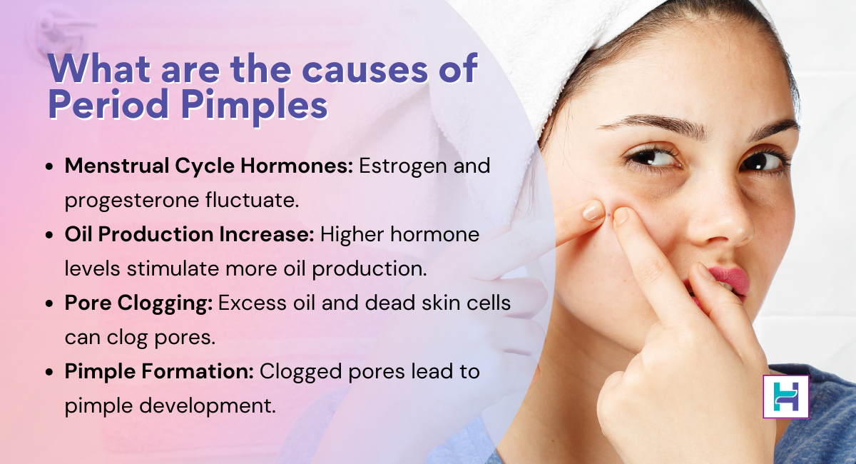 how to get rid of period pimples