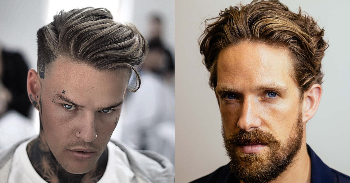 5. "Medium Length Hairstyles for Men with Thick Hair" by Men's Hairstyle Trends - wide 10