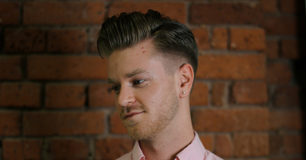 Classic Pompadour Haircut With A Fade How To Regal Gentleman