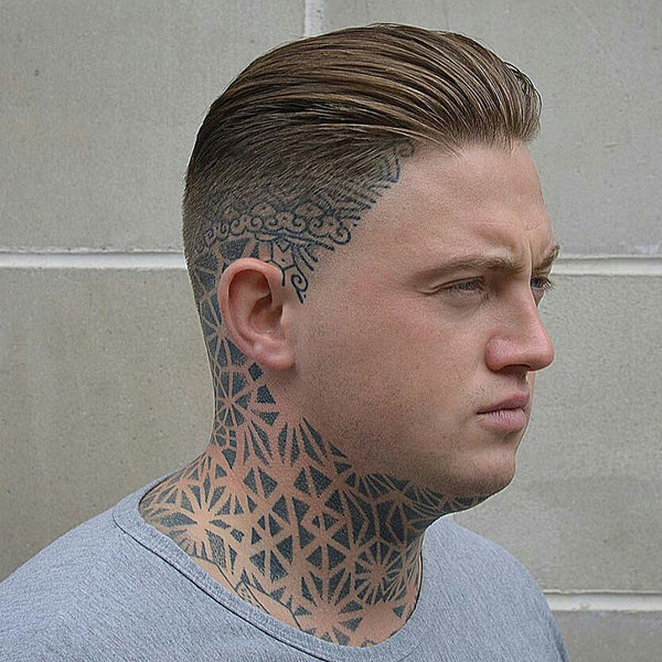 Hair cuts with tattoos