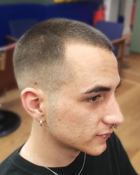 buzz cut with 3 guard