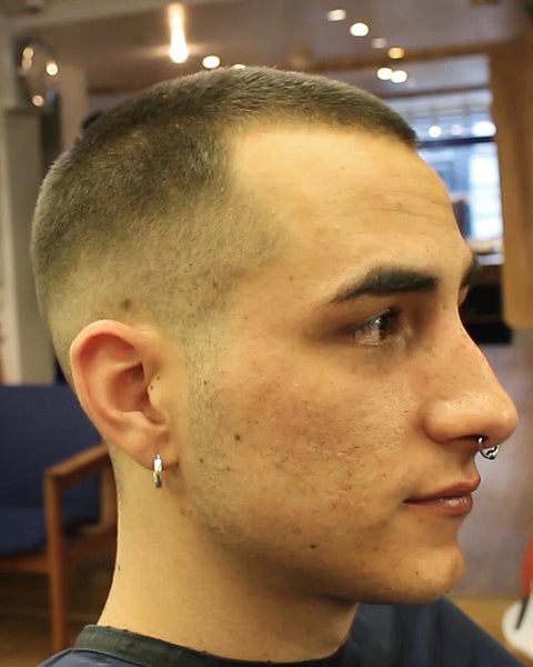 Buzz Cut Hairstyle Number 3 On Top With Skin Fade Video Regal Gentleman