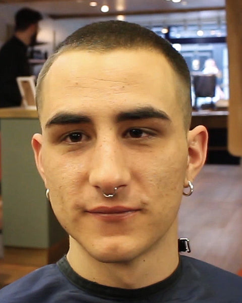 Buzz Cut Hairstyle Number 3 On Top With Skin Fade - VIDEO ...