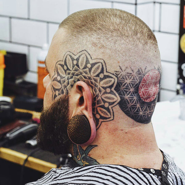 Hair cuts with tattoos