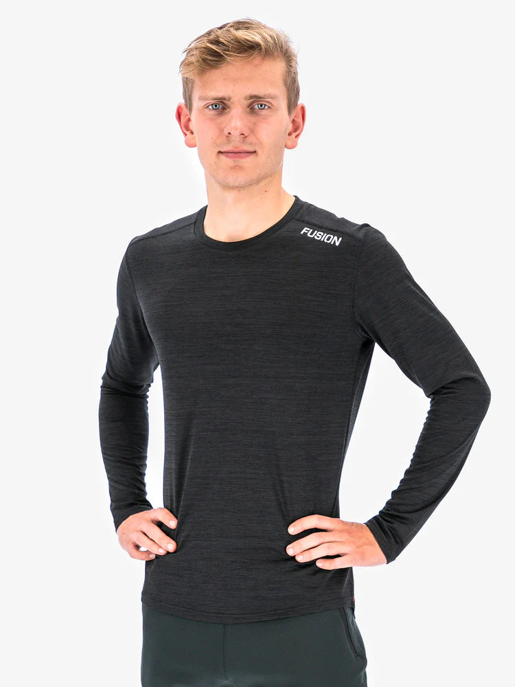 Fusion C3 Long Tight Uni Trousers & Shorts Zwart - Trailrunshop