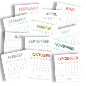 2022 Desk Calendar Refill
