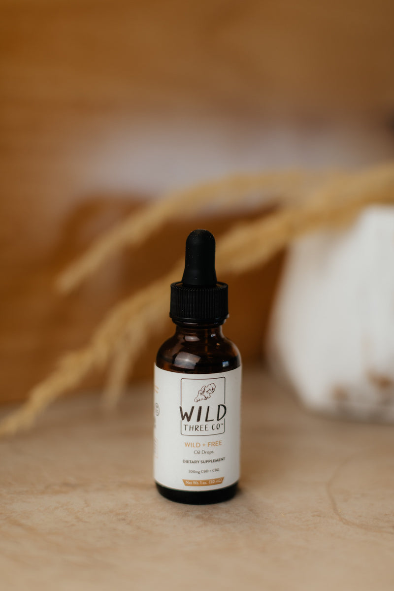 Organic WILD + FREE Oil Drops with Hemp Cannabinoids