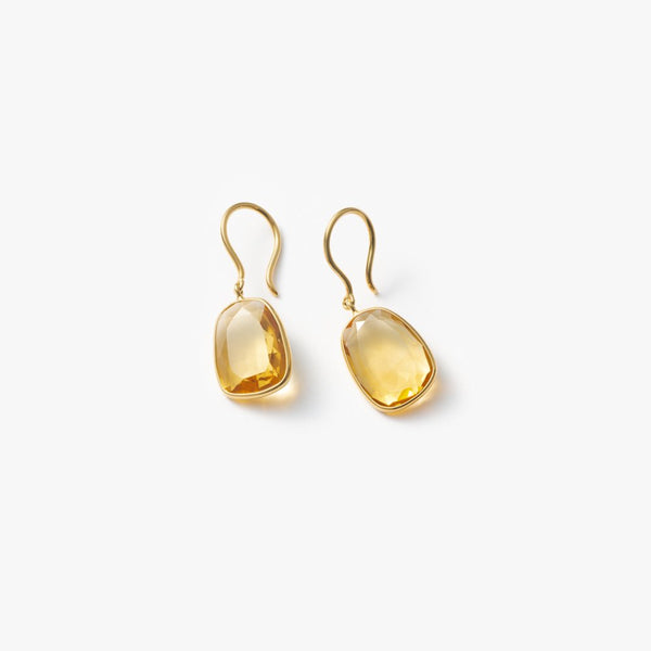 Organic Gems ピアス シトリン M – MARIHA Official Online Boutique