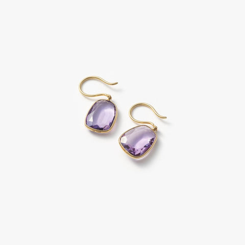 MARIHA(マリハ) Organic Gems ピアス グリーンアメシスト M K18 天然石