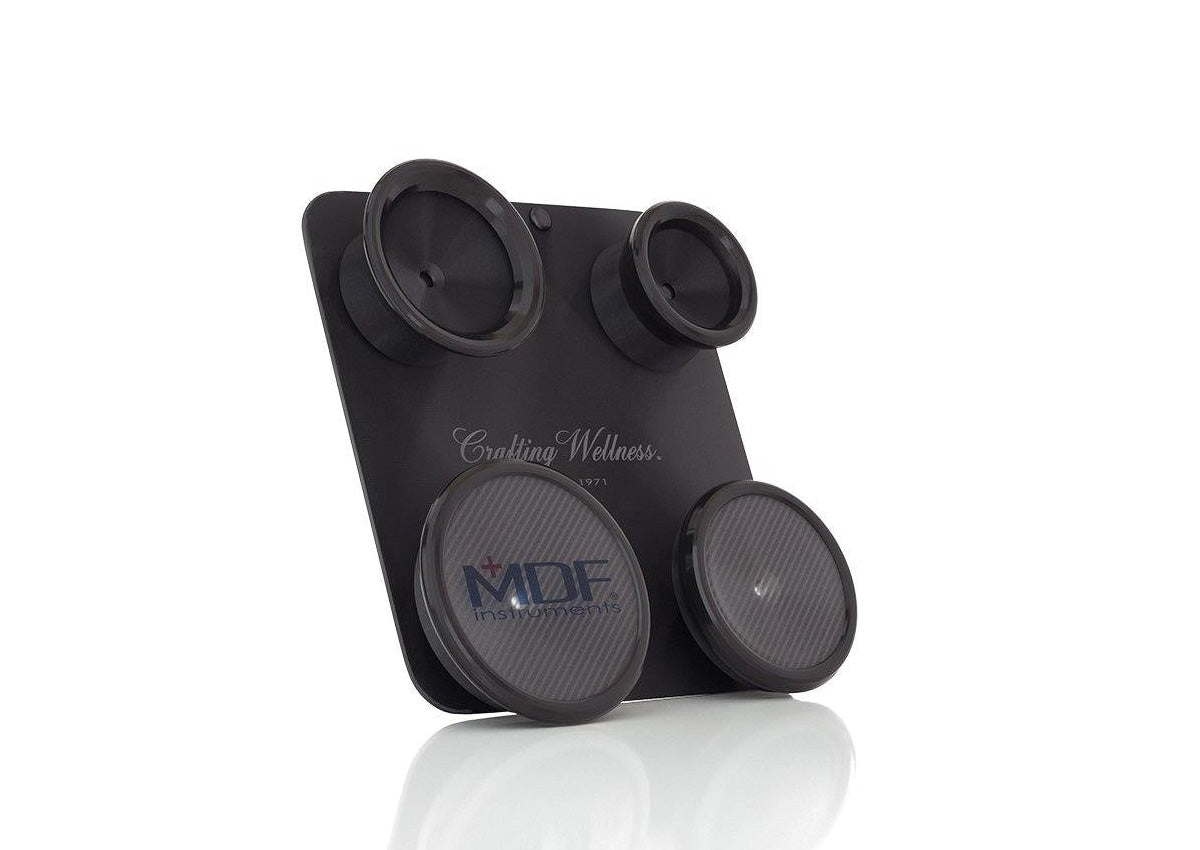 MDF Instruments MDF Cheetah Blackout ProCardial Cardiology Stethoscope, Limited Edition Mprints, Lightweight Titanium, Adult, Dual Head, Cheetah