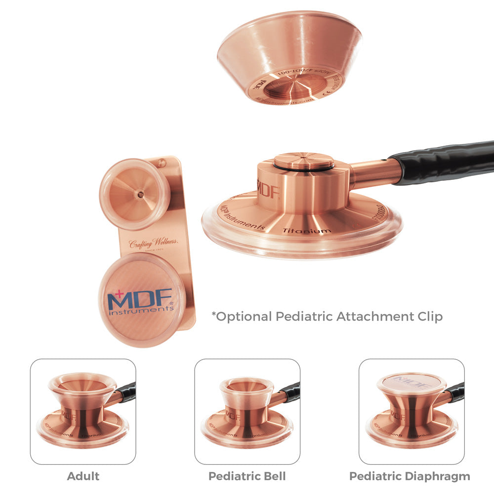 MD One® Stethoscope Series - Convertable Titanium