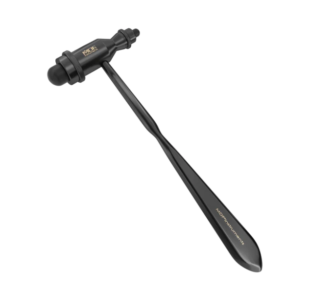 MDF Instruments All Black BlackOut Tromner Reflex Hammer, Best Gifts for Nurses