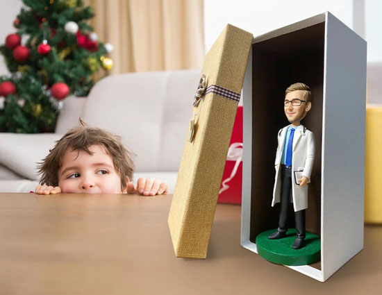 MDF Instruments Best Graduation Gifts for Doctors, Custom Bobblehead