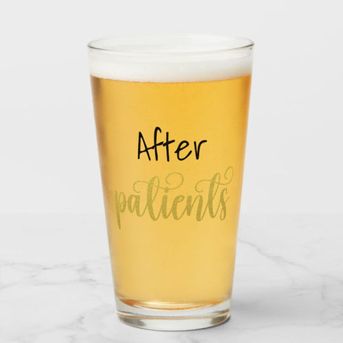 MDF Instruments Best Gifts for Male Nurses Nursing Slogan Pint Glass