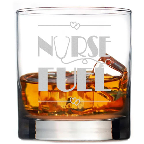 MDF Instruments Best Gifts for Male Nurses, Whiskey Glass