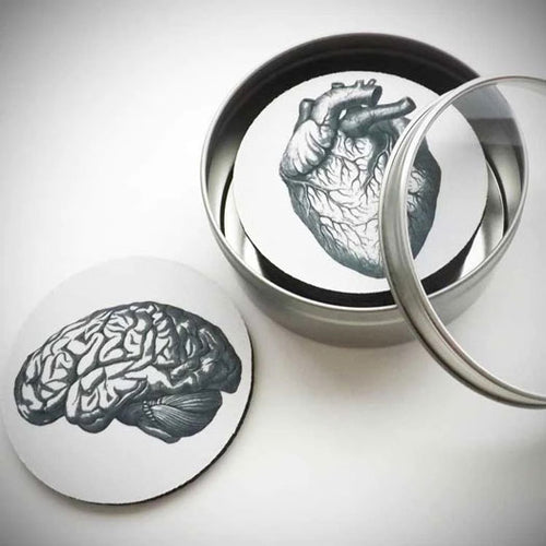 MDF Instruments Best Graduation Gifts for Doctors, Anatomy Coasters