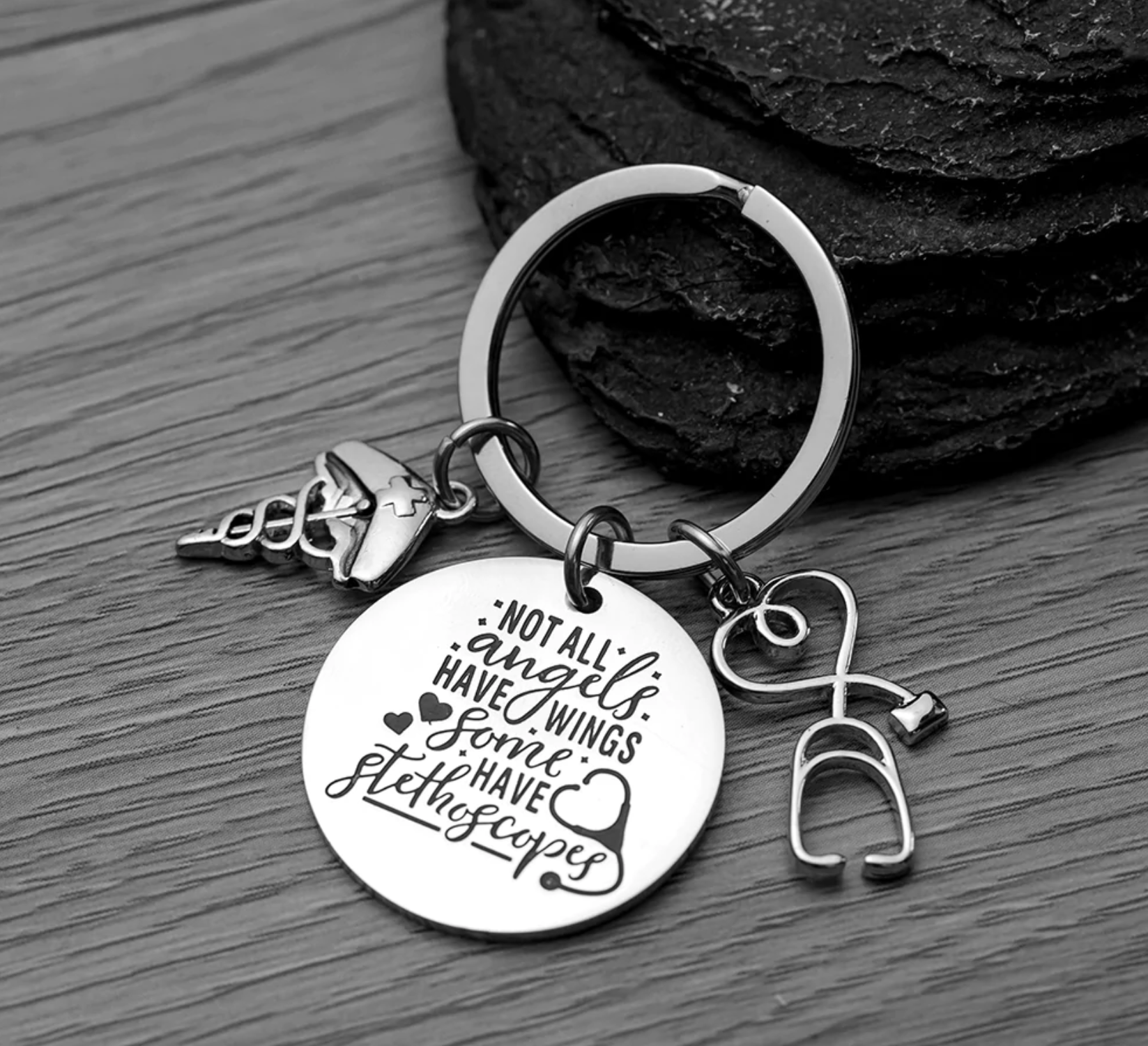 MDF Instruments Best Gifts for Nurses Keychain Personalized