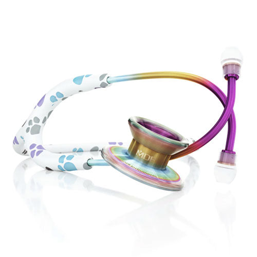 Top 5 Best MDF Instruments Stethoscopes for Nurses 2023 MD One Epoch Titanium Paw Print Kaleidoscope