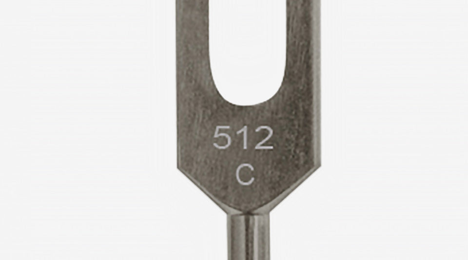 Tuning Fork - Engraved Frequency Mark