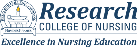 Research College Of Nursing Logo - MDF Stethoscope
