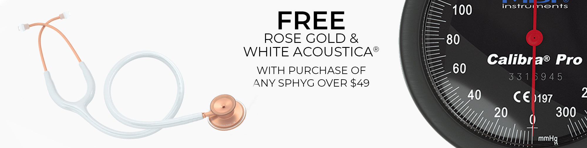 Promotions - Free Matte Rose Gold & White Acoustica