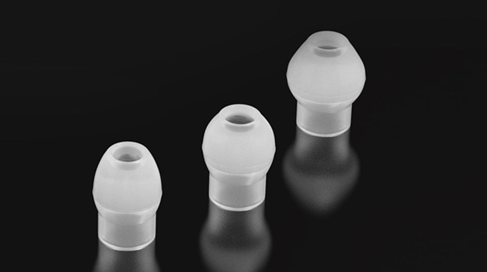 MD One® Titanium - Clear Silicone Eartips