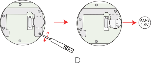  Replace Battery D