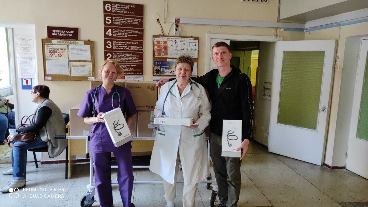 Stethoscope Donation to Ukrainian Military & Organizations