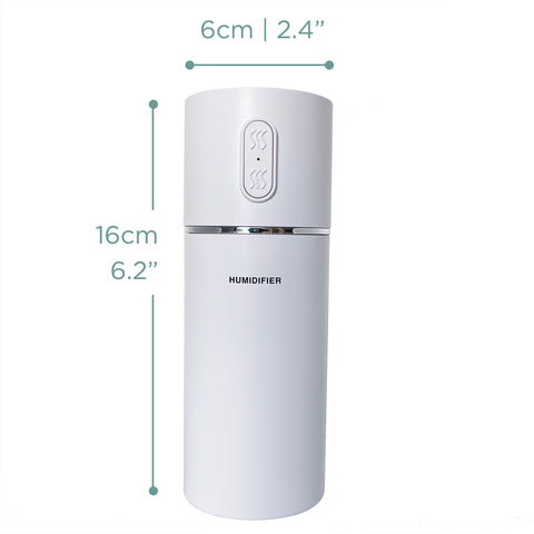 H2O mini humidifier size