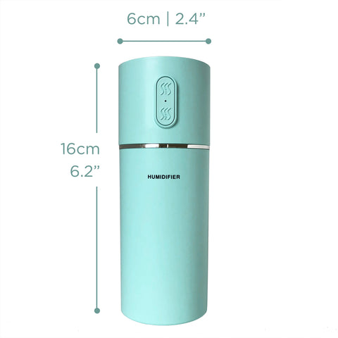 H2O mini humidifier measurements