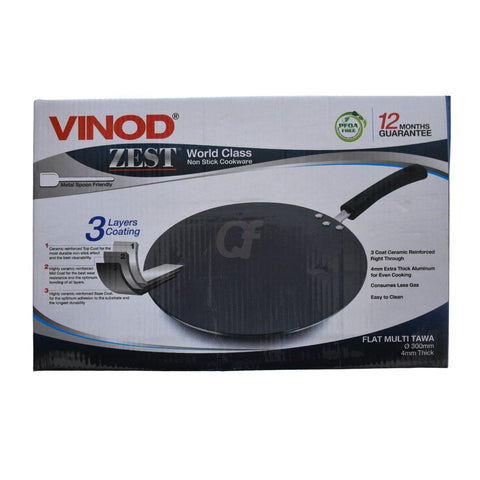 Vinod Non-Stick 280mm Induction Dosa Tawa/Griddle, 10