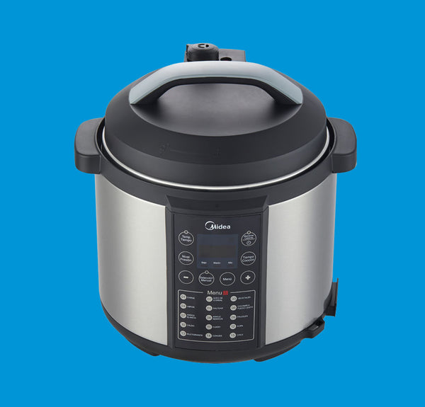 OLLA DE PRESION ELECTRICA MIDEA 6.0L COLOR: ACERO INOXIDABLE – mideaonline