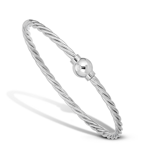 Cape Cod Single Ball Bracelet All Sterling Silver / 4.5 (Newborn)