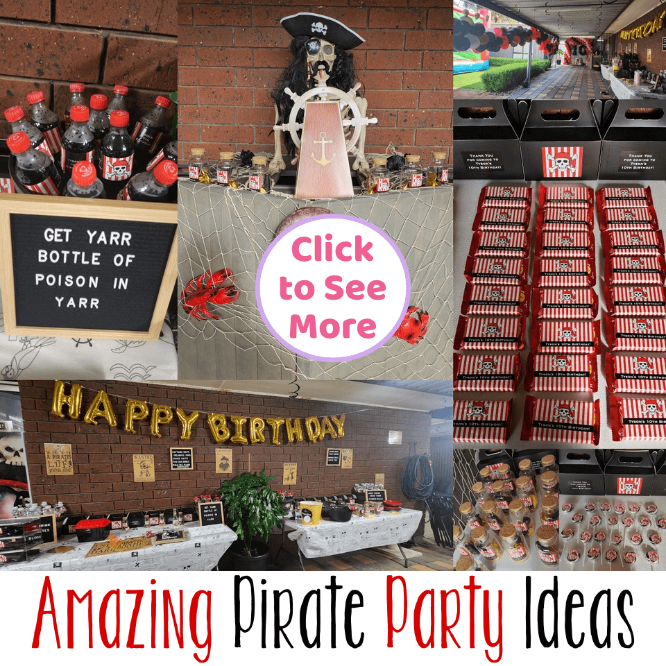 Inspiration for an Adventurous Pirate Themed Birthday Party - Katie J  Design and Events