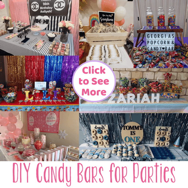 Sweet DIY Candy, Treat, & Lolly Bars for Parties