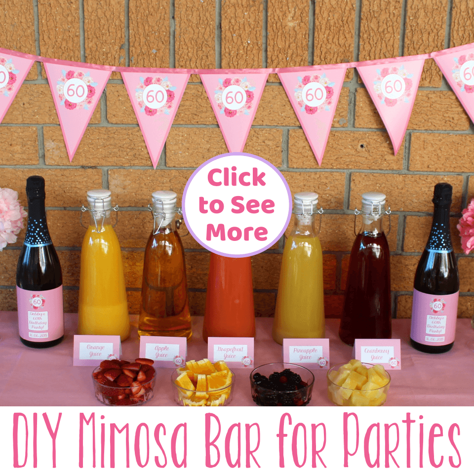 Mimosa Bar Party, Champagne Themed Party Supplies