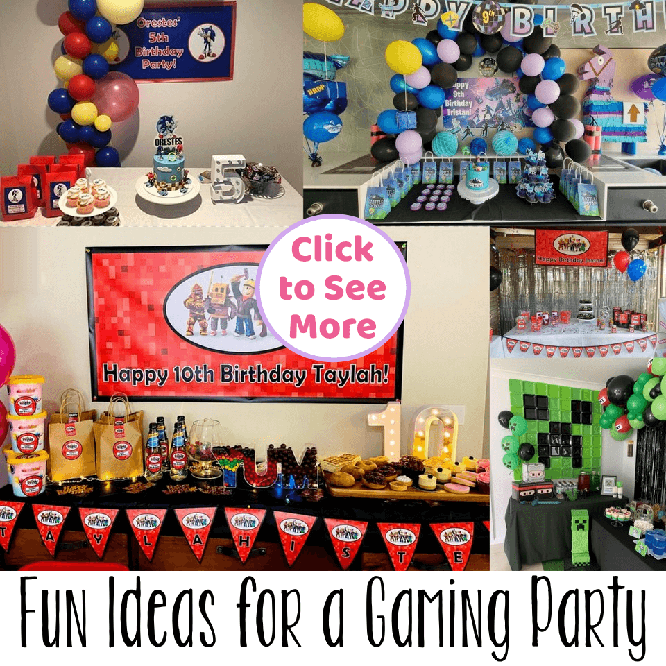 Five Nights at Freddy Theme Birthday Party Decorations,Five Nights Party Supply Set for Kids with 1 Happy Birthday