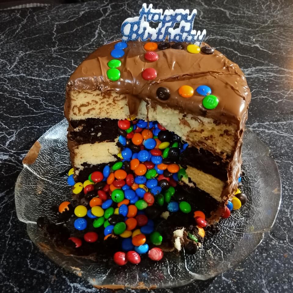 Piñata Cake Recipe - Belly Full