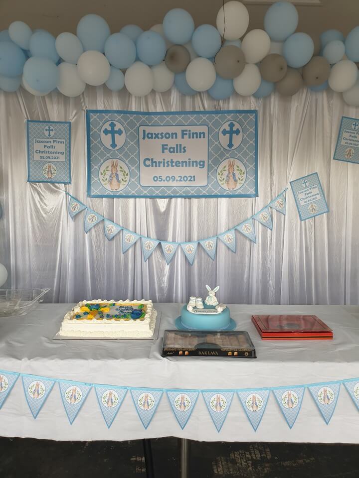 Adorable Peter Rabbit Christening