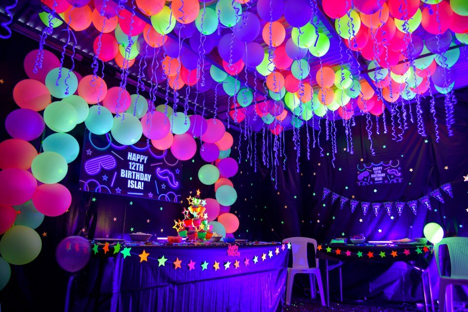 Glow Party Decor & Food 