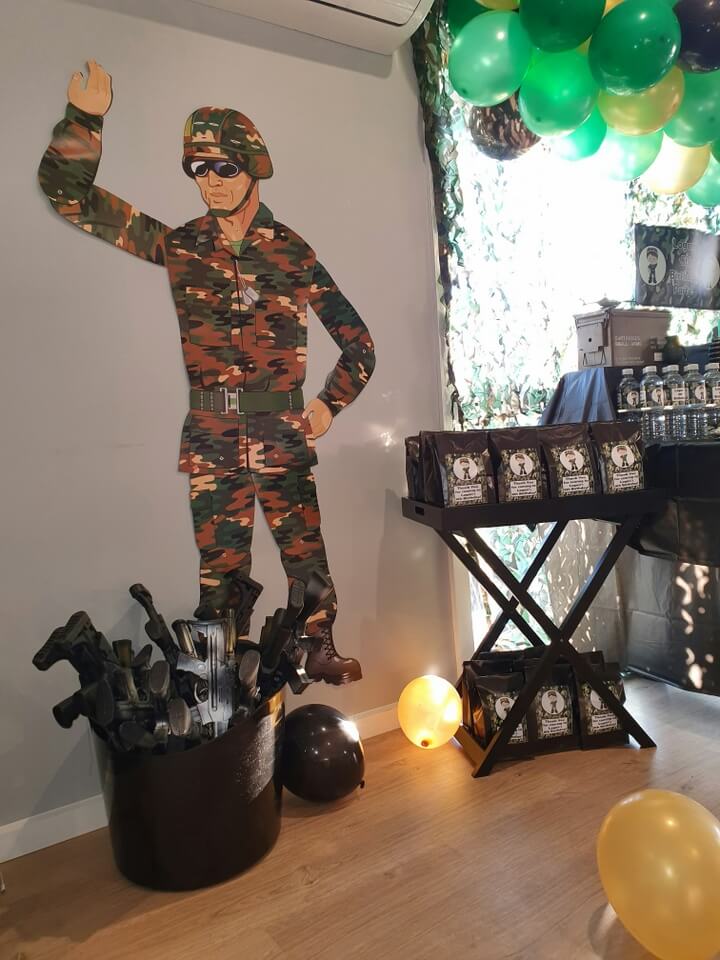 Army Camo Party Display