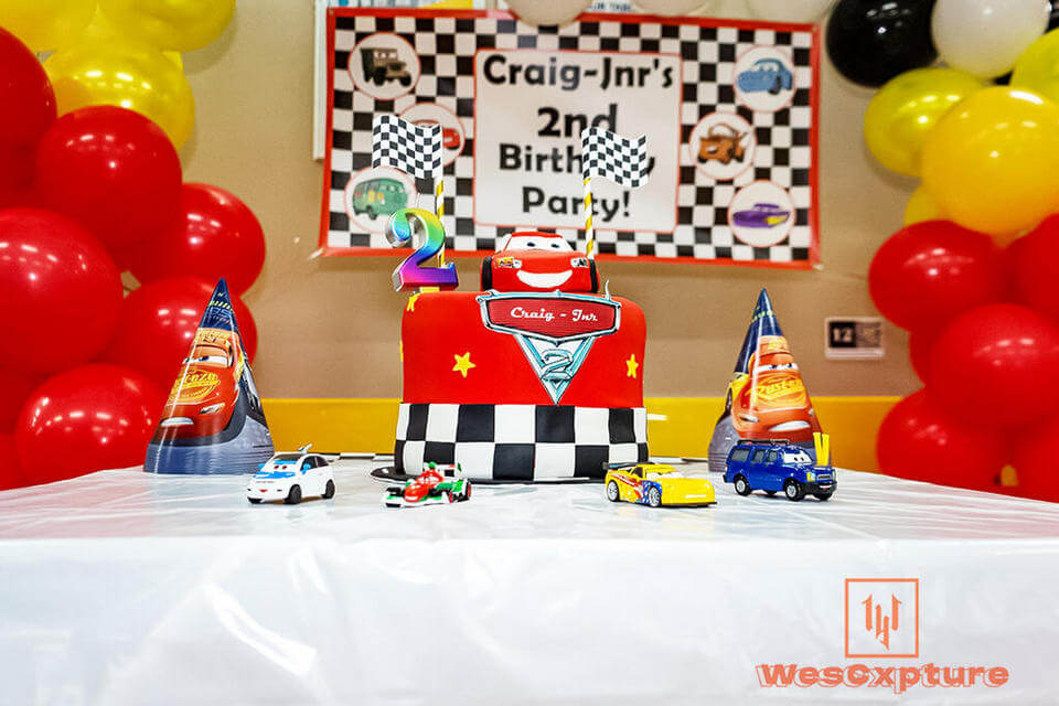 Kara's Party Ideas Red & Blue Race Car Birthday Party | Kara's Party Ideas