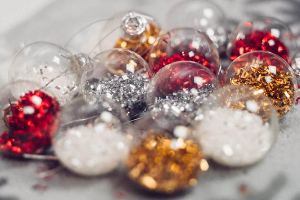 Clear Xmas Ornaments