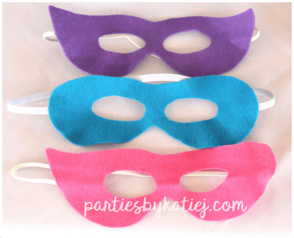 DIY Kids Superhero Masks